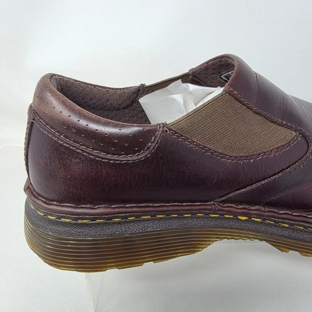 Dr. Martens Orson Mens Size 10 Slip On Loafers Brown Leather AirWair Shoes Good